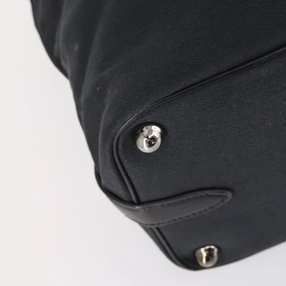 GUCCI Shoulder Bag Canvas Black Auth ep11240 - Picture 5 of 15